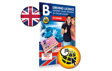 Theory card - 15 hours Internet exam training Car