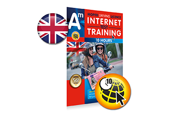 Theory card - 10 hours Internet exam training Moped